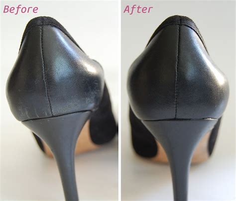 how to get scuffs out of fake leather shoes|how to repair scuffed heels.